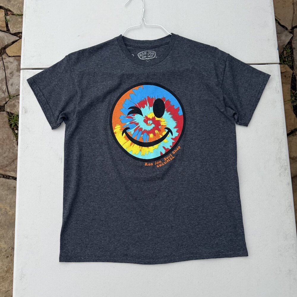 Ron Jon Tie-Dye Smiley Face T-Shirt